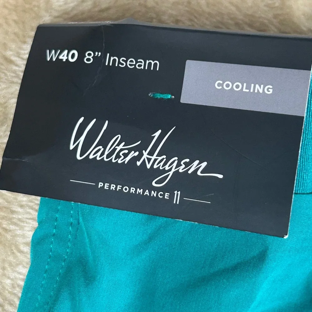 Walter Hagen Mens 40 P11 Easy Waist Performance Golf Shorts Clubhouse Green 8